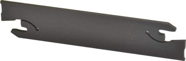 Kennametal - 3/4" Blade Height, 0.0709" Blade Width, 3.3858" OAL, Neutral Cut, Double End Indexable Cut-Off Blade - 20mm Max Depth of Cut, A2BNSN Blade, A2 Cut-Off Series - Exact Tool & Supply