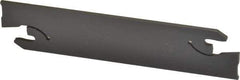 Kennametal - 3/4" Blade Height, 0.0709" Blade Width, 3.3858" OAL, Neutral Cut, Double End Indexable Cut-Off Blade - 20mm Max Depth of Cut, A2BNSN Blade, A2 Cut-Off Series - Exact Tool & Supply