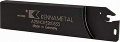 Kennametal - 1.2598" Blade Height, 0.315" Blade Width, 4.9213" OAL, Right Hand Cut, Single End Indexable Cut-Off Blade - 33mm Max Depth of Cut, A2BNC Blade, A2 Cut-Off Series - Exact Tool & Supply