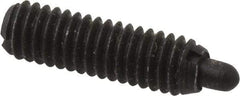 Gibraltar - M4 x 0.7, 13mm Thread Length, 2.5mm Plunger Projection, Steel Threaded Spring Plunger - 1.78mm Max Plunger Diam, 0.23 Kg Init End Force, 1.81 Kg Final End Force - Exact Tool & Supply