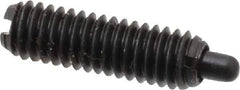 Gibraltar - M4 x 0.7, 13mm Thread Length, 2.5mm Plunger Projection, Steel Threaded Spring Plunger - 1.78mm Max Plunger Diam, 0.23 Kg Init End Force, 0.91 Kg Final End Force - Exact Tool & Supply
