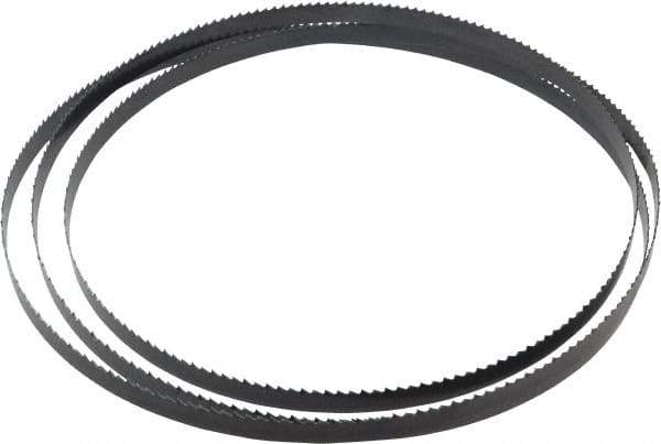 Starrett - 6 TPI, 7' 9" Long x 1/2" Wide x 0.025" Thick, Welded Band Saw Blade - Carbon Steel, Toothed Edge, Raker Tooth Set, Flexible Back, Contour Cutting - Exact Tool & Supply