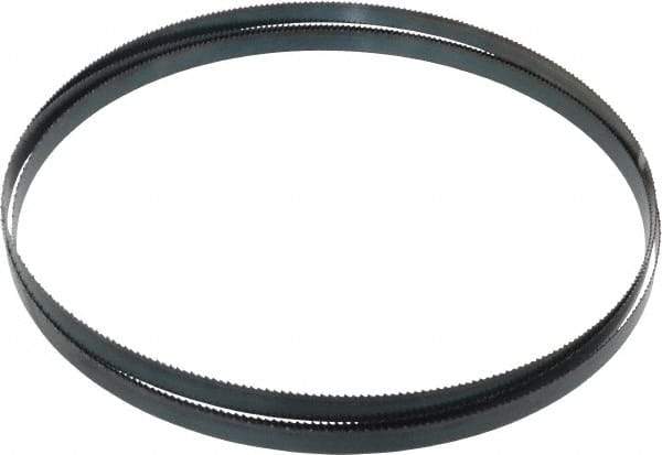 Starrett - 10 TPI, 7' 9" Long x 1/2" Wide x 0.025" Thick, Welded Band Saw Blade - Carbon Steel, Toothed Edge, Raker Tooth Set, Flexible Back, Contour Cutting - Exact Tool & Supply