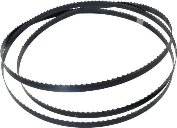 Starrett - 4 TPI, 7' 9" Long x 1/2" Wide x 0.025" Thick, Welded Band Saw Blade - Carbon Steel, Toothed Edge, Flexible Back, Contour Cutting - Exact Tool & Supply