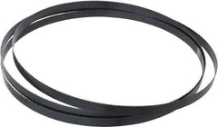Starrett - 14 TPI, 7' 9-1/2" Long x 1/2" Wide x 0.025" Thick, Welded Band Saw Blade - Carbon Steel, Toothed Edge, Raker Tooth Set, Flexible Back, Contour Cutting - Exact Tool & Supply
