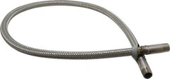 Made in USA - 48" OAL, 1/2" ID, 1,160 Max psi, Flexible Metal Hose Assembly - Exact Tool & Supply