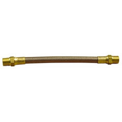 Made in USA - 48" OAL, 5/16" ID, 2,500 Max psi, Flexible Metal Hose Assembly - Exact Tool & Supply