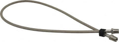 Made in USA - 36" OAL, 1/4" ID, 3,000 Max psi, Flexible Metal Hose Assembly - Exact Tool & Supply