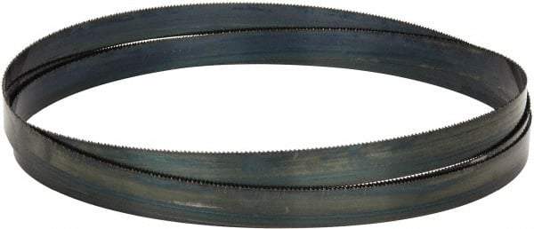 Starrett - 10 TPI, 10' 8" Long x 1" Wide x 0.035" Thick, Welded Band Saw Blade - Carbon Steel, Toothed Edge, Raker Tooth Set, Flexible Back, Contour Cutting - Exact Tool & Supply