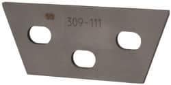 Kennametal - 1/8" Insert Width, Cutoff & Grooving Support Blade for Indexables - 1-1/2" Max Depth of Cut, 1/8" Blade Width - Exact Tool & Supply