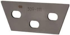 Kennametal - 1/8" Insert Width, Cutoff & Grooving Support Blade for Indexables - 1-1/2" Max Depth of Cut, 1/8" Blade Width - Exact Tool & Supply