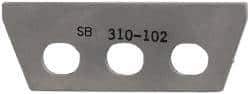Kennametal - 1/8" Insert Width, Cutoff & Grooving Support Blade for Indexables - 1.12" Max Depth of Cut, 1/8" Blade Width - Exact Tool & Supply