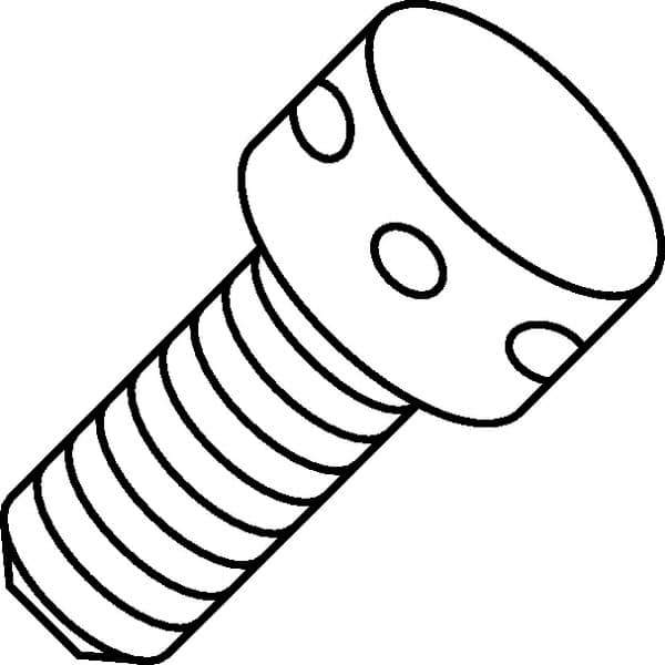 Kennametal - Hex Socket Adjusting Screw for Indexables - Exact Tool & Supply