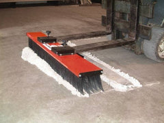 Trynex - 60" Wide Sweeper Fork Lift - Polypropylene Bristles - Exact Tool & Supply