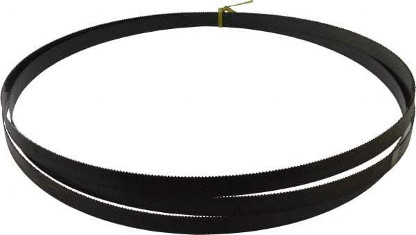 Starrett - 10 TPI, 12' 1" Long x 3/4" Wide x 0.032" Thick, Welded Band Saw Blade - Carbon Steel, Toothed Edge, Raker Tooth Set, Flexible Back, Contour Cutting - Exact Tool & Supply