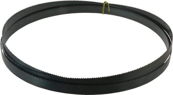 Starrett - 6 TPI, 12' 6" Long x 1" Wide x 0.035" Thick, Welded Band Saw Blade - Carbon Steel, Toothed Edge, Raker Tooth Set, Flexible Back, Contour Cutting - Exact Tool & Supply