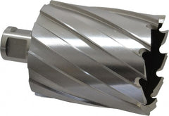 Hougen - 2-1/8" Diam x 2" Deep High Speed Steel Annular Cutter - Exact Tool & Supply