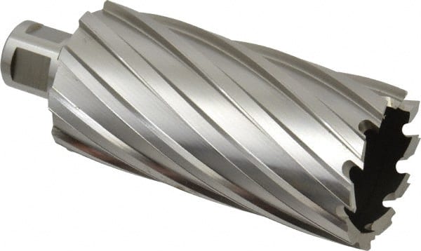Hougen - 1-11/16" Diam x 3" Deep High Speed Steel Annular Cutter - Exact Tool & Supply