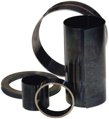 Value Collection - 12-3/8" Wide x 24" Long x 0.025" Thick, Spring Steel Sheet - Grade 1095 Blue Tempered - Exact Tool & Supply