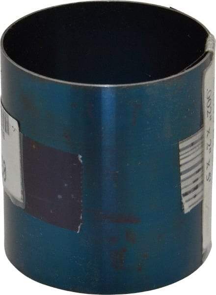 Value Collection - 0.002 Inch Thick x 2 Inch Wide x 5 Ft. Long, Spring Steel Coil - 1095 Blue Tempered Steel - Exact Tool & Supply