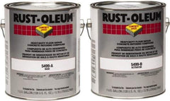 Rust-Oleum - 2 Gal Floor Repair - Gray, 12.5 Sq Ft/Gal at 1/8" Coverage - Exact Tool & Supply