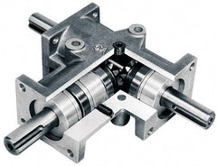 Browning - 2:1, 1-1/2 Input Horsepower, 106 Lbs. Max Torque, Speed Reducer - 3/4" Shaft Diam, 5.984" Long x 2.83" Wide x 2.992" High, 17.6 In/Lb. Min Torque, 1/4 HP Min Input - Exact Tool & Supply