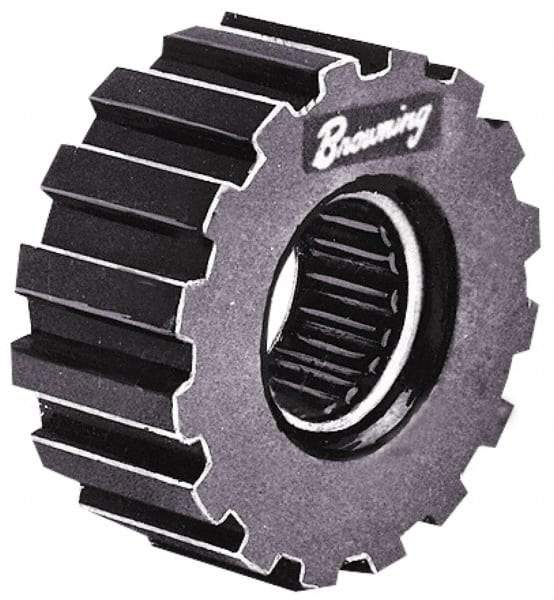 Browning - 1" Inside x 2-1/2" Outside Diam, Timing Belt Pulley - Steel - Exact Tool & Supply