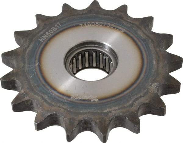 Browning - 4.46" Outside Diam, Steel, Chain Idler Sprocket - Chain Size 60 - Exact Tool & Supply