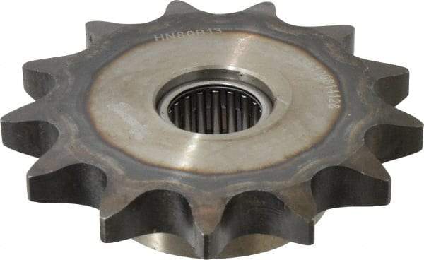 Browning - 4.66" Outside Diam, Steel, Chain Idler Sprocket - Chain Size 80 - Exact Tool & Supply