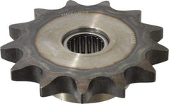 Browning - 4.66" Outside Diam, Steel, Chain Idler Sprocket - Chain Size 80 - Exact Tool & Supply