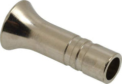 Norgren - Nickel Plated Brass Push-to-Connect Tube Stem Plug - 260 Max psi, Plug-In Connection - Exact Tool & Supply