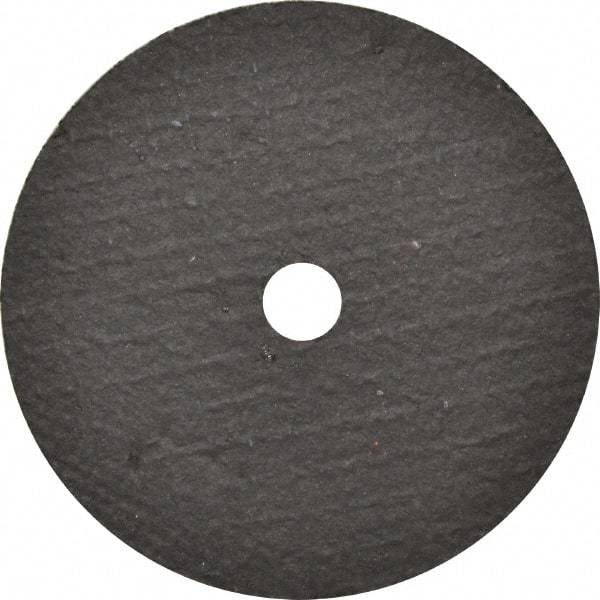 Norton - 3" 36 Grit Aluminum Oxide Cutoff Wheel - 1/16" Thick, 3/8" Arbor, 25,465 Max RPM, Use with Die Grinders - Exact Tool & Supply