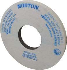 Norton - 14" Diam x 5" Hole x 1" Thick, H Hardness, 60 Grit Surface Grinding Wheel - Aluminum Oxide, Type 1, Medium Grade, 1,800 Max RPM, Vitrified Bond, No Recess - Exact Tool & Supply