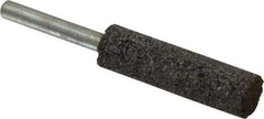 Norton - 1/2" Head Diam x 2" Thickness, W189, Cylinder End, Zirconia Alumina Mounted Point - Very Coarse Grade, 24 Grit, 26,830 RPM - Exact Tool & Supply