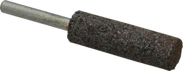 Norton - 5/8" Head Diam x 2" Thickness, W197, Cylinder End, Zirconia Alumina Mounted Point - Very Coarse Grade, 24 Grit, 24,550 RPM - Exact Tool & Supply