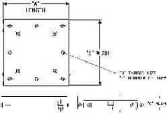 Parker - 25 Kg Capacity, M4 Mount Hole, 75mm Travel, Ball Bearing Slide Table - 14 Mounting Holes, 101.6mm Long x 44.4mm Wide x 19mm High - Exact Tool & Supply