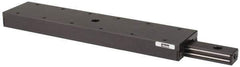 Parker - 142 Lb. Capacity, 10-32 Mount Hole, 9" Travel, Ball Bearing Slide Table - Single Axis, 10 Mounting Holes, 12" Long x 2.62" Wide x 1" High - Exact Tool & Supply