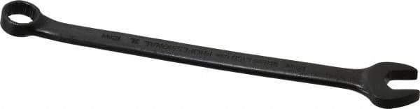 Proto - 12mm 12 Point Offset Combination Wrench - 15° Offset Angle, 7-23/32" OAL, Steel, Black Finish - Exact Tool & Supply
