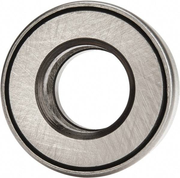 INA Bearing - 5/8" Inside x 1.344" Outside Diam, 5/8" Thick, Steel Ball Thrust Bearing - 6,700 Lbs. Static Capacity, 4,100 Max Pressure x Velocity - Exact Tool & Supply