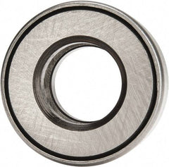 INA Bearing - 5/8" Inside x 1.344" Outside Diam, 5/8" Thick, Steel Ball Thrust Bearing - 6,700 Lbs. Static Capacity, 4,100 Max Pressure x Velocity - Exact Tool & Supply