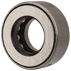 INA Bearing - 3/4" Inside x 1-15/32" Outside Diam, 5/8" Thick, Steel Ball Thrust Bearing - 7,300 Lbs. Static Capacity, 4,250 Max Pressure x Velocity - Exact Tool & Supply