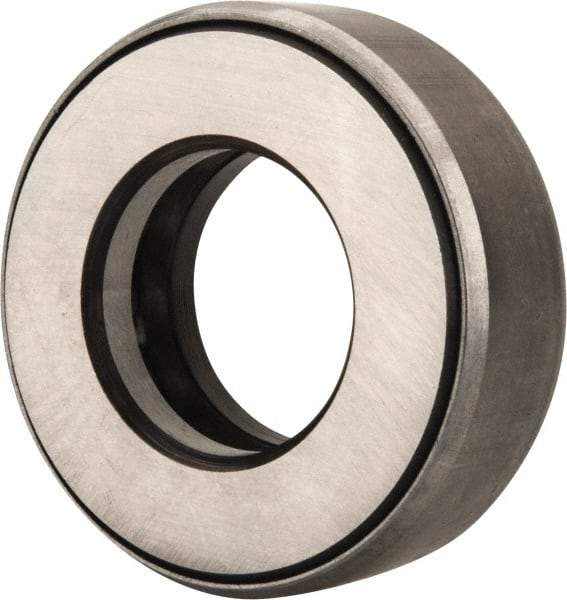 INA Bearing - 15/16" Inside x 1-27/32" Outside Diam, 5/8" Thick, Steel Ball Thrust Bearing - 12,200 Lbs. Static Capacity, 6,600 Max Pressure x Velocity - Exact Tool & Supply