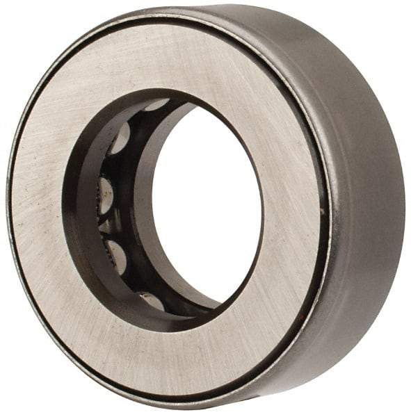 INA Bearing - 1-1/16" Inside x 1.969" Outside Diam, 3/4" Thick, Steel Ball Thrust Bearing - 15,100 Lbs. Static Capacity, 8,500 Max Pressure x Velocity - Exact Tool & Supply