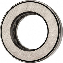 INA Bearing - 1-3/16" Inside x 2-3/32" Outside Diam, 5/8" Thick, Steel Ball Thrust Bearing - 14,000 Lbs. Static Capacity, 6,900 Max Pressure x Velocity - Exact Tool & Supply