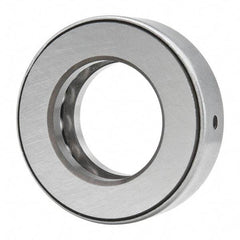INA Bearing - 1-5/16" Inside x 2-11/32" Outside Diam, 3/4" Thick, Steel Ball Thrust Bearing - 18,800 Lbs. Static Capacity, 9,300 Max Pressure x Velocity - Exact Tool & Supply