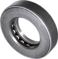 INA Bearing - 1-3/8" Inside x 2-15/32" Outside Diam, 5/8" Thick, Steel Ball Thrust Bearing - 16,600 Lbs. Static Capacity, 7,300 Max Pressure x Velocity - Exact Tool & Supply