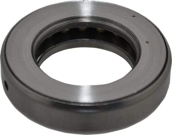 INA Bearing - 1-1/2" Inside x 2-19/32" Outside Diam, 5/8" Thick, Steel Ball Thrust Bearing - 18,300 Lbs. Static Capacity, 7,700 Max Pressure x Velocity - Exact Tool & Supply
