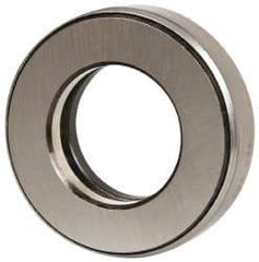 INA Bearing - 1-5/8" Inside x 2.969" Outside Diam, 13/16" Thick, Steel Ball Thrust Bearing - 25,000 Lbs. Static Capacity, 10,300 Max Pressure x Velocity - Exact Tool & Supply