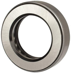 INA Bearing - 2-1/16" Inside x 3-11/32" Outside Diam, 13/16" Thick, Steel Ball Thrust Bearing - 29,000 Lbs. Static Capacity, 10,800 Max Pressure x Velocity - Exact Tool & Supply
