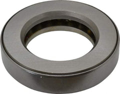 INA Bearing - 2-1/8" Inside x 3-19/32" Outside Diam, 13/16" Thick, Steel Ball Thrust Bearing - 30,000 Lbs. Static Capacity, 11,100 Max Pressure x Velocity - Exact Tool & Supply